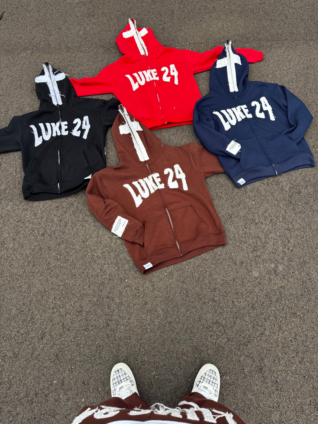 “Luke 24” Distressed Jackets